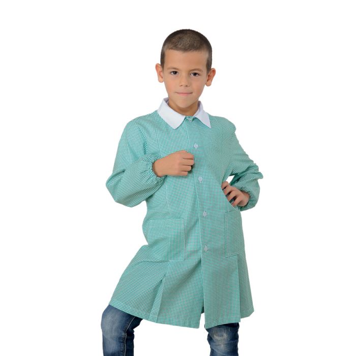 Grembiulino Pollicino quadretto unisex