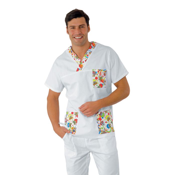 Casacca collo a v unisex Smile