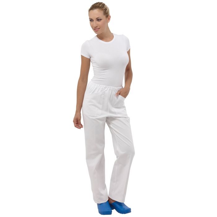 Pantalone Star bianco unisex