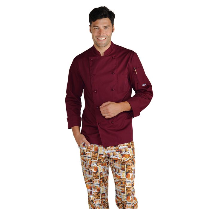 Giacca cuoco Classica manica bottoni antipanico