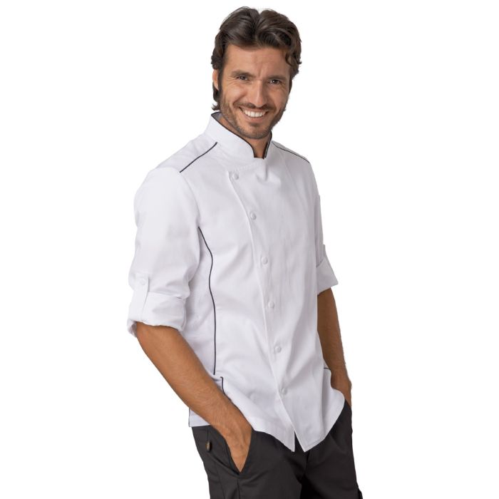 Giacca cuoco uomo Alex bianco m