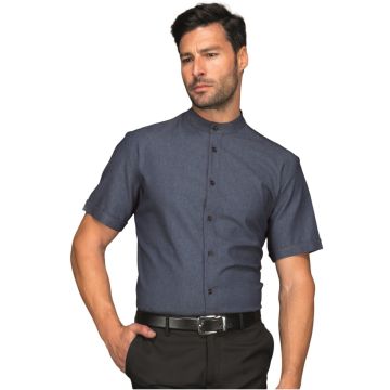 Camicia Detroit mezza manica stretch