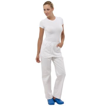 Pantalone Star bianco unisex