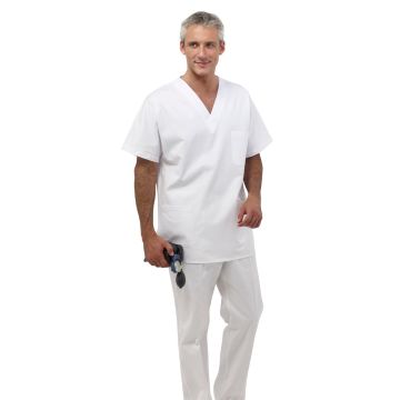 Casacca Summer bianca collo a v