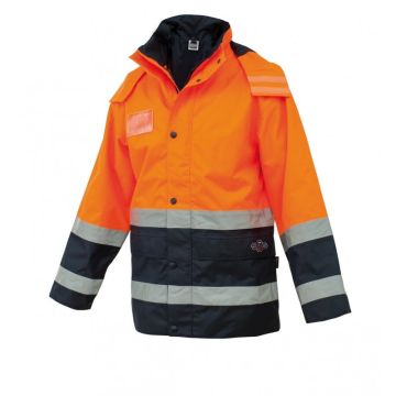 Giaccone parka alta visibilità bicolore gore-tex