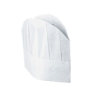 Confez. cappello cuoco tnt cm 23 (10pz)