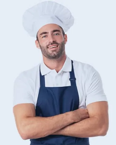Giacche da chef, grembiuli e divise per ristorazione